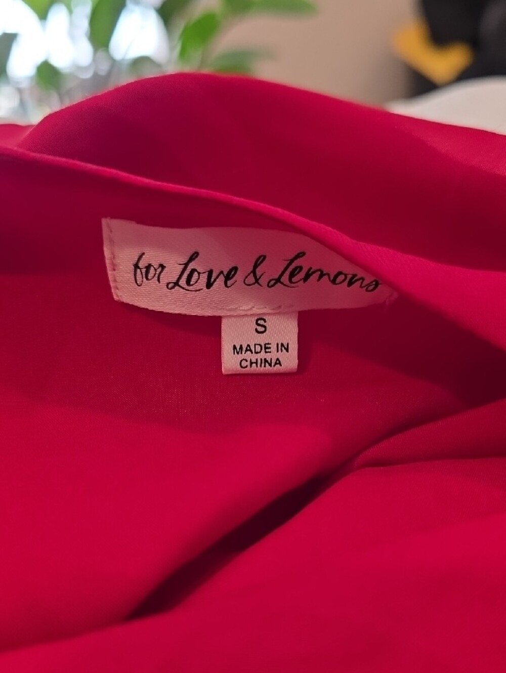 NEW $269 FOR LOVE AND LEMONS LUCIA RED MINI DRESS SIZE S - Picture 12 of 12
